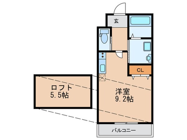 ノイベル柏里の物件間取画像